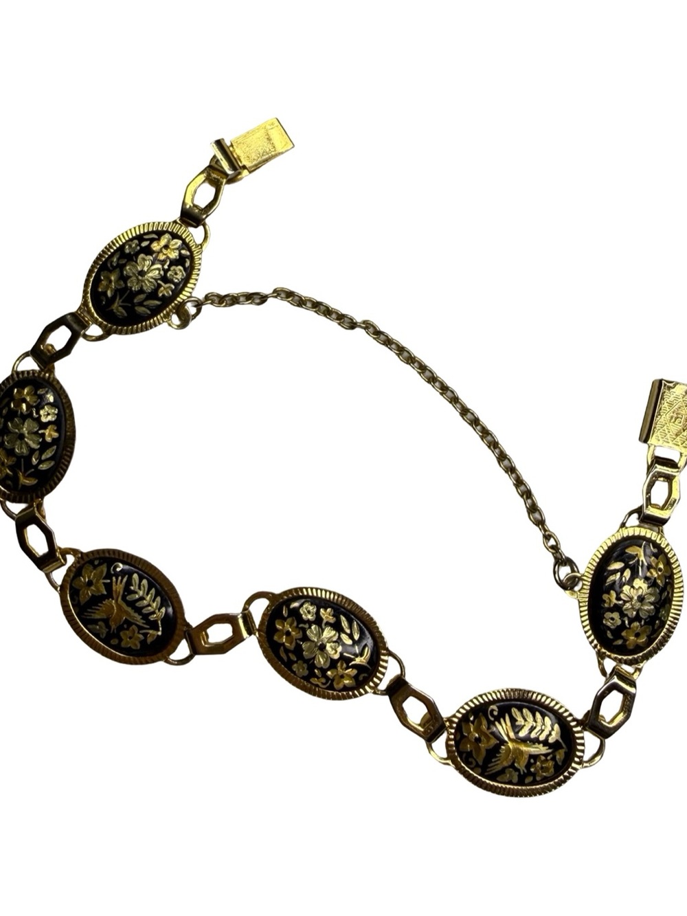 ✨ Vintage Damascene Style Bracelet 7”